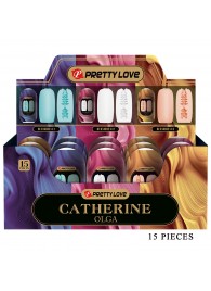 Набор из 15 мастурбаторов Catherine Olga - Baile - в Магнитогорске купить с доставкой