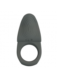 Серое эрекционное кольцо с вибростимуляцией клитора Alto - Baile - в Магнитогорске купить с доставкой