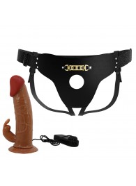 Мужской полый страпон с вибрацией Marion - Baile - купить с доставкой в Магнитогорске