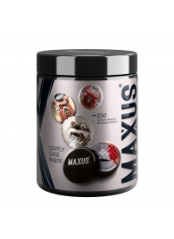 Черные утолщенные презервативы MAXUS Extra Strong с железным кейсом - 15 шт. - Maxus - купить с доставкой в Магнитогорске