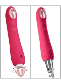 Малиновая насадка на душ с вибрацией Showers to orgasm - 20,1 см. - Orion - купить с доставкой в Магнитогорске