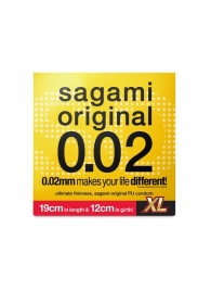 Презерватив увеличенного размера Sagami Original 0.02 XL-size - 1 шт. - Sagami - купить с доставкой в Магнитогорске