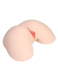 Мастурбатор-полуторс с двойным слоем материала и вибрацией Jenny Onahole Real Hips - KOKOS - в Магнитогорске купить с доставкой