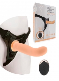 Женский вибрострапон со съемной насадкой и пультом ДУ - Erokay - купить с доставкой в Магнитогорске