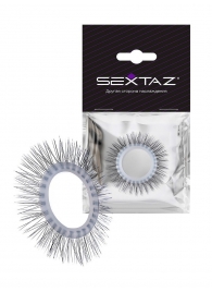 Круглое эрекционное кольцо с «ресничками» - Sextaz - в Магнитогорске купить с доставкой