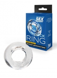 Прозрачное эрекционное кольцо-бублик - Sex Expert - в Магнитогорске купить с доставкой