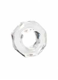 Прозрачное эрекционное кольцо в форме гайки - Sex Expert - в Магнитогорске купить с доставкой