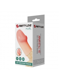 Телесная насадка на пенис Huel - 9 см. - Baile - в Магнитогорске купить с доставкой