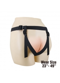 Черные трусики харнесс с платформой Caludio I - Baile - купить с доставкой в Магнитогорске