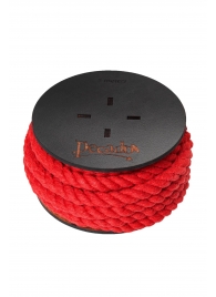 Красная веревка для шибари на катушке - 5 м. - Pecado - купить с доставкой в Магнитогорске