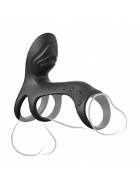 Черная насадка на пенис Ultimate Couples Cage Pro - Pipedream - в Магнитогорске купить с доставкой