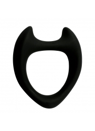 Черное эрекционное кольцо с рожками Wooomy Toro M - Adrien Lastic - в Магнитогорске купить с доставкой