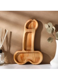 Деревянное блюдо для подачи в форме члена (25 х 16,5 х 1,7 см) - Сима-Ленд - купить с доставкой в Магнитогорске