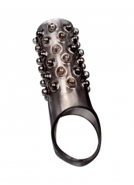 Дымчатая насадка на пенис с выпуклостями - 12 см. - Sex Expert - в Магнитогорске купить с доставкой