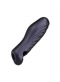 Сливовая силиконовая насадка на пенис с подхватом Manwan Ryzer - Manwan - в Магнитогорске купить с доставкой