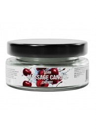 Массажная свеча «Спелая вишня» - 50 мл. - SGAN - купить с доставкой в Магнитогорске