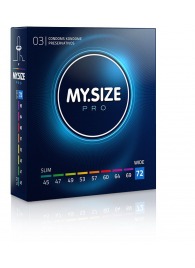 Презервативы MY.SIZE размер 72 - 3 шт. - My.Size - купить с доставкой в Магнитогорске