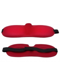 Красная глухая маска на резинке - Sitabella - купить с доставкой в Магнитогорске