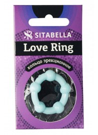 Цветное эрекционное кольцо Love Ring с бусинами - Sitabella - в Магнитогорске купить с доставкой