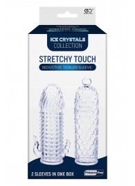 Набор из 2 прозрачных насадок на член Seductive Tickler Sleeves Set - NMC - в Магнитогорске купить с доставкой