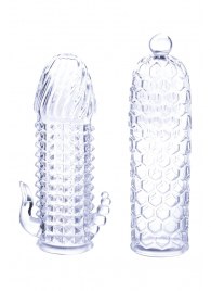 Набор из 2 прозрачных насадок на член Seductive Tickler Sleeves Set - NMC - в Магнитогорске купить с доставкой