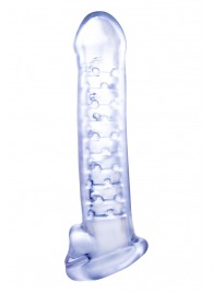 Прозрачная насадка-удлинитель Stretchy Touch - 18 см. - NMC - в Магнитогорске купить с доставкой