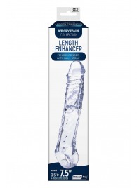 Прозрачная насадка-удлинитель Length Enhancer с подхватом - 22,3 см. - NMC - в Магнитогорске купить с доставкой