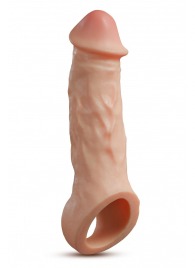 Телесная насадка-удлинитель Intrepid 9.25 Inch Realistic Penis Extender Sleeve - 23,5 см. - Blush Novelties - в Магнитогорске купить с доставкой