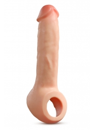 Телесная насадка-удлинитель Thrive 8.75 Inch Realistic Penis Extender Sleeve - 22,2 см. - Blush Novelties - в Магнитогорске купить с доставкой