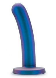 Синяя насадка с гладкой поверхностью Surrender 5.75 Inch Intermediate Pegging Dildo - 14,6 см. - Blush Novelties - купить с доставкой в Магнитогорске