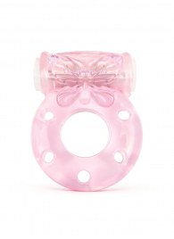 Розовое эрекционное виброкольцо с бабочкой - 1137 - в Магнитогорске купить с доставкой