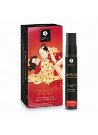 Оральный спрей Waves of Pleasure с ароматом клубники и шампанского - 20 мл. - Shunga - купить с доставкой в Магнитогорске