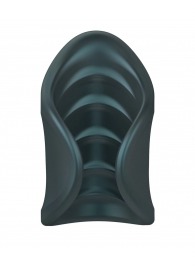 Серый сквозной мастурбатор с вибрацией Manwan Starter - Manwan - в Магнитогорске купить с доставкой