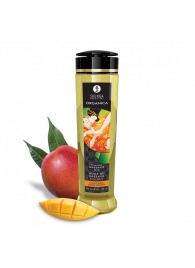 Массажное масло для тела Luscious Mango с ароматом манго - 240 мл. - Shunga - купить с доставкой в Магнитогорске