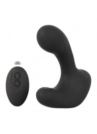 Черная анальная вибропробка с функцией расширения RC Butt Plug with 3 functions - Orion - в Магнитогорске купить с доставкой