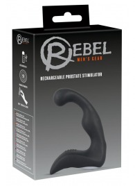 Черный перезаряжаемый стимулятор простаты с вибрацией - 14,6 см. - Orion - в Магнитогорске купить с доставкой