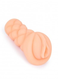 Телесный мастурбатор-вагина с вибропулей и эрекционными кольцами в комплекте - Sexy Girl - в Магнитогорске купить с доставкой