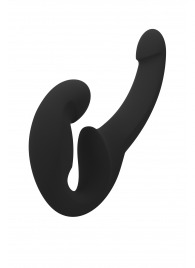 Черный безремневой страпон Share Lite - Fun Factory - купить с доставкой в Магнитогорске