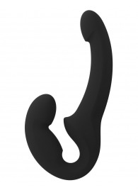 Черный безремневой страпон Share Lite - Fun Factory - купить с доставкой в Магнитогорске