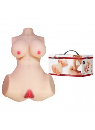 Мастурбатор-торс Aveline с 2 любовными тоннелями - Baile - в Магнитогорске купить с доставкой