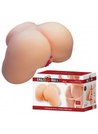 Телесный мастурбатор с 2 любовными отверстиями Olivia - Baile - в Магнитогорске купить с доставкой