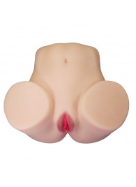 Телесный мастурбатор Julia с 2 любовными каналами - Baile - в Магнитогорске купить с доставкой