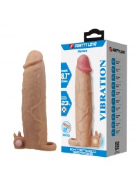 Телесная насадка на пенис Xerxes - 22 см. - Baile - в Магнитогорске купить с доставкой