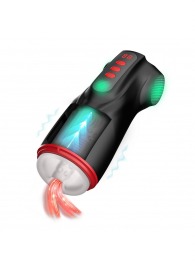 Интерактивный мастурбатор Raven с вакуумом, вибрацией и подсветкой - Shots Media BV - в Магнитогорске купить с доставкой