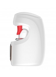 Белый мастурбатор с язычком и возвратно-поступательными движениями - Secwell - в Магнитогорске купить с доставкой