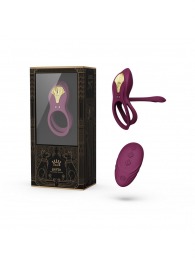 Фиолетовое эрекционное виброкольцо Bayek с пультом ДУ - Zalo - в Магнитогорске купить с доставкой