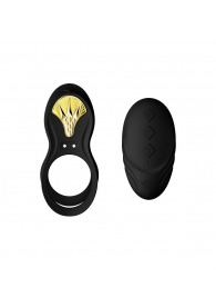 Черное эрекционное виброкольцо Bayek с пультом ДУ - Zalo - в Магнитогорске купить с доставкой