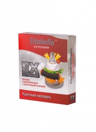 Стимулирующая насадка Sitabella Extender  Красный молодец - Sitabella - купить с доставкой в Магнитогорске