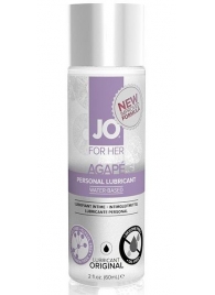 Лубрикант на водной основе для женщин JO AGAPE LUBRICANT ORIGINAL - 60 мл. - System JO - купить с доставкой в Магнитогорске