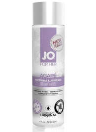 Женский лубрикант на водной основе JO AGAPE LUBRICANT ORIGINAL - 120 мл. - System JO - купить с доставкой в Магнитогорске